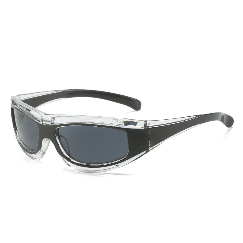 Gafas de sol de PC de estilo de tecnología Future de Y2k Future